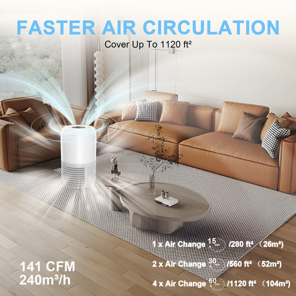 Air Purifier With Pet Deodorization