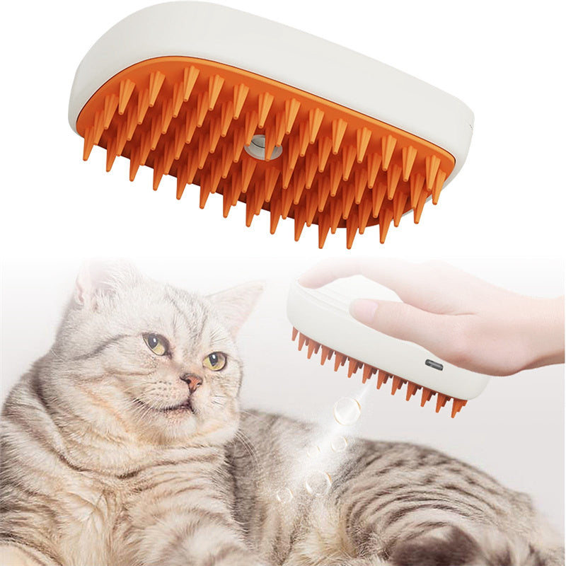 USB Rechargeable Pets Steam Brush