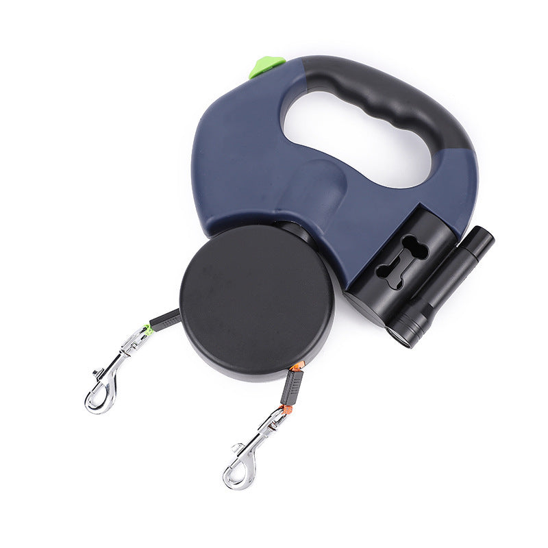 Retractable dual untangle Dog Leash For Small Dogs