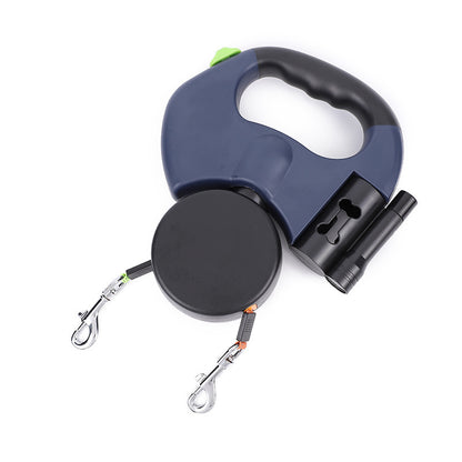 Retractable dual untangle Dog Leash For Small Dogs