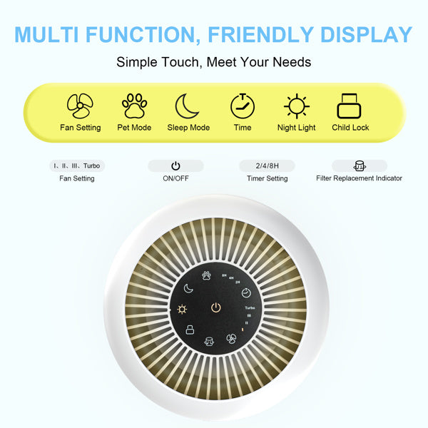 Air Purifier With Pet Deodorization